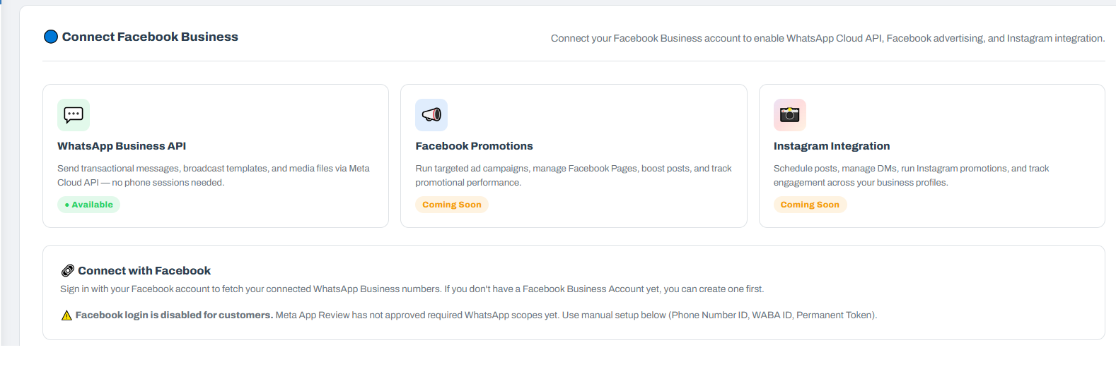 WhatsApp API message log