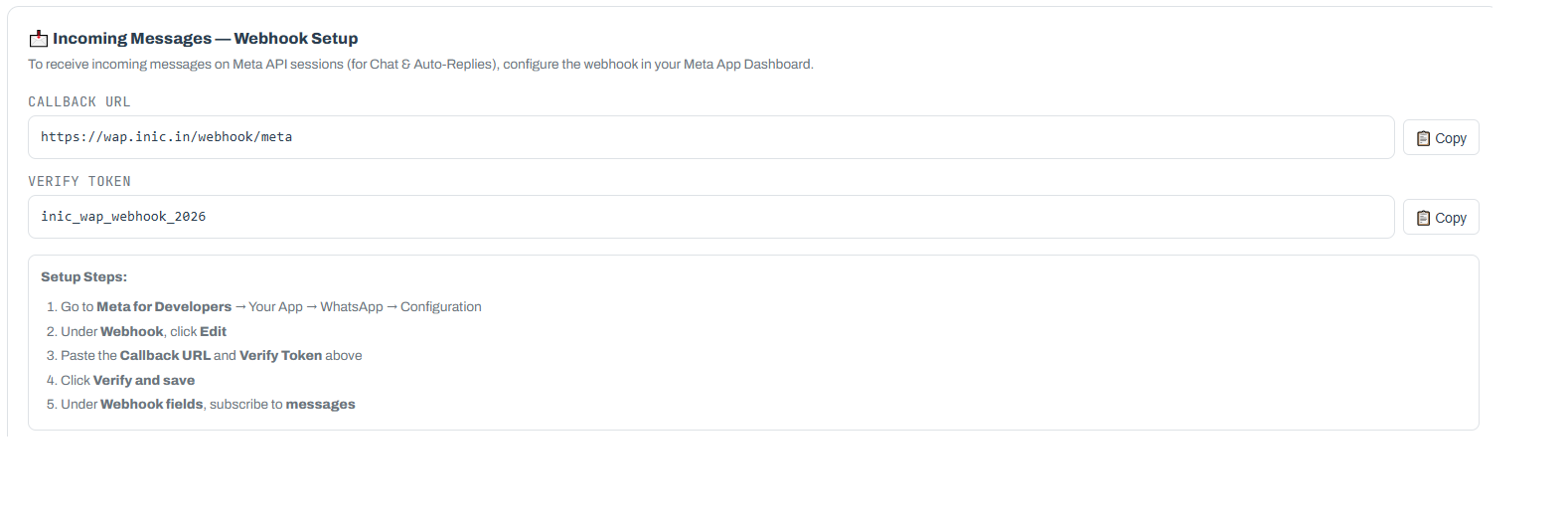 WhatsApp API templates